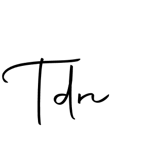 if you are searching for the best signature style for your name Tdn. so please give up your signature search. here we have designed multiple signature styles  using Autography-DOLnW. Tdn signature style 10 images and pictures png