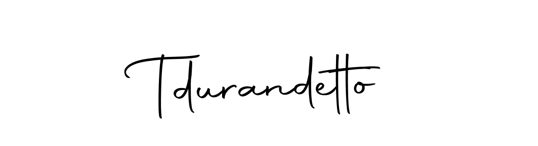 How to make Tdurandetto signature? Autography-DOLnW is a professional autograph style. Create handwritten signature for Tdurandetto name. Tdurandetto signature style 10 images and pictures png