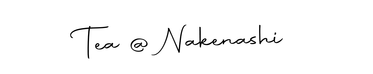 How to make Tea @ Nakenashi name signature. Use Autography-DOLnW style for creating short signs online. This is the latest handwritten sign. Tea @ Nakenashi signature style 10 images and pictures png