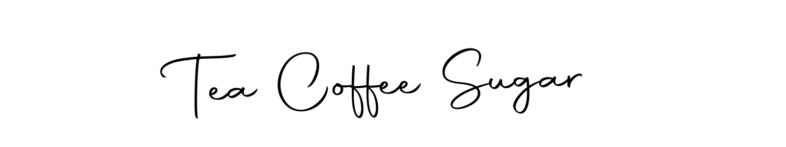 Use a signature maker to create a handwritten signature online. With this signature software, you can design (Autography-DOLnW) your own signature for name Tea Coffee Sugar. Tea Coffee Sugar signature style 10 images and pictures png