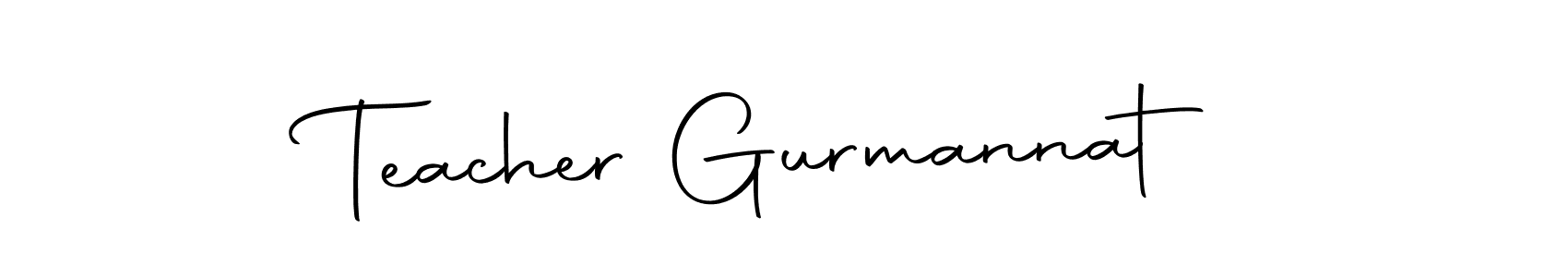 Make a short Teacher Gurmannat signature style. Manage your documents anywhere anytime using Autography-DOLnW. Create and add eSignatures, submit forms, share and send files easily. Teacher Gurmannat signature style 10 images and pictures png