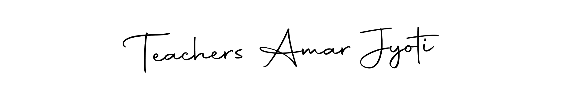 Also we have Teachers Amar Jyoti name is the best signature style. Create professional handwritten signature collection using Autography-DOLnW autograph style. Teachers Amar Jyoti signature style 10 images and pictures png