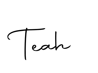 The best way (Autography-DOLnW) to make a short signature is to pick only two or three words in your name. The name Teah include a total of six letters. For converting this name. Teah signature style 10 images and pictures png