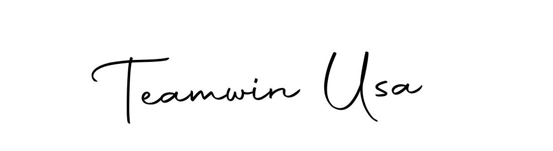 Make a short Teamwin Usa signature style. Manage your documents anywhere anytime using Autography-DOLnW. Create and add eSignatures, submit forms, share and send files easily. Teamwin Usa signature style 10 images and pictures png