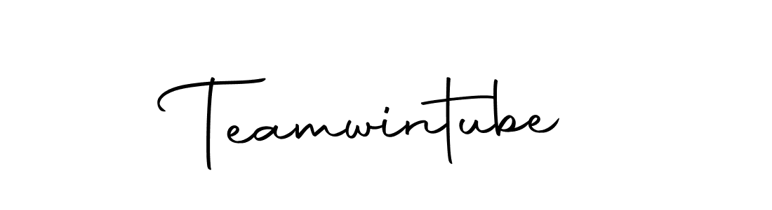 Create a beautiful signature design for name Teamwintube. With this signature (Autography-DOLnW) fonts, you can make a handwritten signature for free. Teamwintube signature style 10 images and pictures png