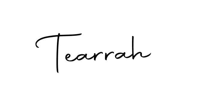 The best way (Autography-DOLnW) to make a short signature is to pick only two or three words in your name. The name Tearrah include a total of six letters. For converting this name. Tearrah signature style 10 images and pictures png