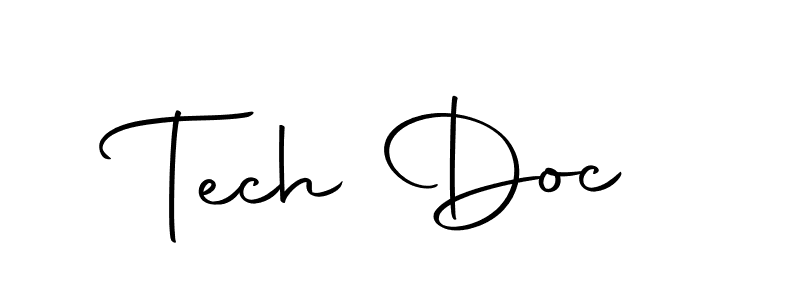 How to make Tech Doc name signature. Use Autography-DOLnW style for creating short signs online. This is the latest handwritten sign. Tech Doc signature style 10 images and pictures png