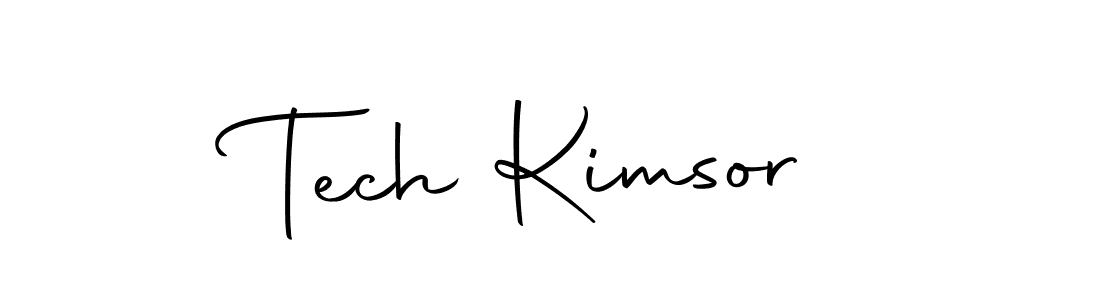 You should practise on your own different ways (Autography-DOLnW) to write your name (Tech Kimsor) in signature. don't let someone else do it for you. Tech Kimsor signature style 10 images and pictures png