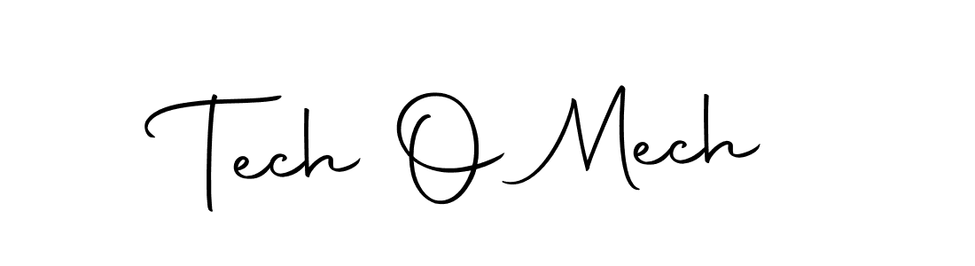 Design your own signature with our free online signature maker. With this signature software, you can create a handwritten (Autography-DOLnW) signature for name Tech O Mech. Tech O Mech signature style 10 images and pictures png