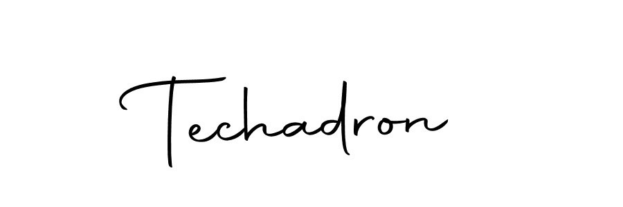 How to make Techadron name signature. Use Autography-DOLnW style for creating short signs online. This is the latest handwritten sign. Techadron signature style 10 images and pictures png