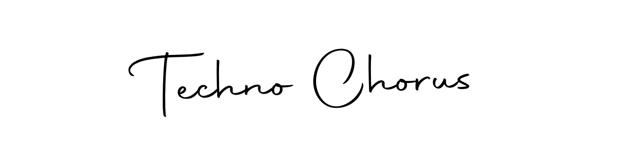 Use a signature maker to create a handwritten signature online. With this signature software, you can design (Autography-DOLnW) your own signature for name Techno Chorus. Techno Chorus signature style 10 images and pictures png