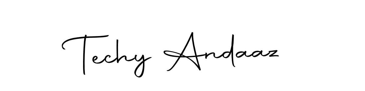 if you are searching for the best signature style for your name Techy Andaaz. so please give up your signature search. here we have designed multiple signature styles  using Autography-DOLnW. Techy Andaaz signature style 10 images and pictures png