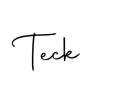 Create a beautiful signature design for name Teck. With this signature (Autography-DOLnW) fonts, you can make a handwritten signature for free. Teck signature style 10 images and pictures png