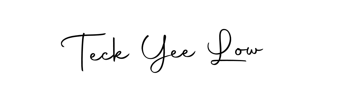Use a signature maker to create a handwritten signature online. With this signature software, you can design (Autography-DOLnW) your own signature for name Teck Yee Low. Teck Yee Low signature style 10 images and pictures png