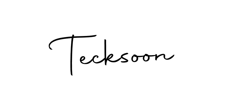 How to make Tecksoon name signature. Use Autography-DOLnW style for creating short signs online. This is the latest handwritten sign. Tecksoon signature style 10 images and pictures png