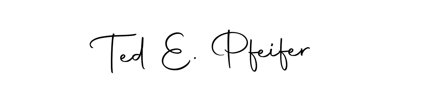 This is the best signature style for the Ted E. Pfeifer name. Also you like these signature font (Autography-DOLnW). Mix name signature. Ted E. Pfeifer signature style 10 images and pictures png