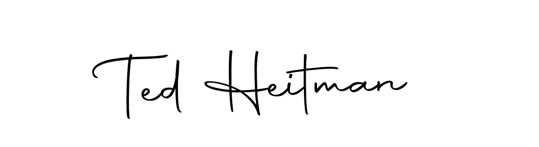 How to make Ted Heitman name signature. Use Autography-DOLnW style for creating short signs online. This is the latest handwritten sign. Ted Heitman signature style 10 images and pictures png