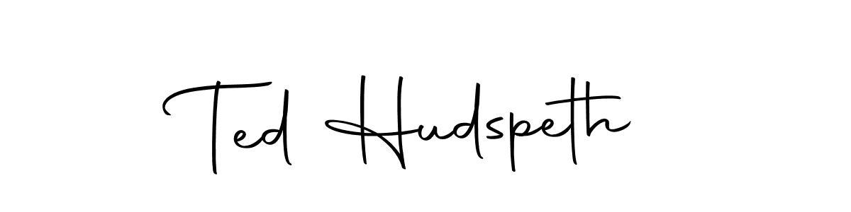 Use a signature maker to create a handwritten signature online. With this signature software, you can design (Autography-DOLnW) your own signature for name Ted Hudspeth. Ted Hudspeth signature style 10 images and pictures png