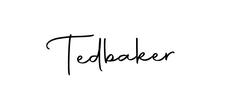 The best way (Autography-DOLnW) to make a short signature is to pick only two or three words in your name. The name Tedbaker include a total of six letters. For converting this name. Tedbaker signature style 10 images and pictures png