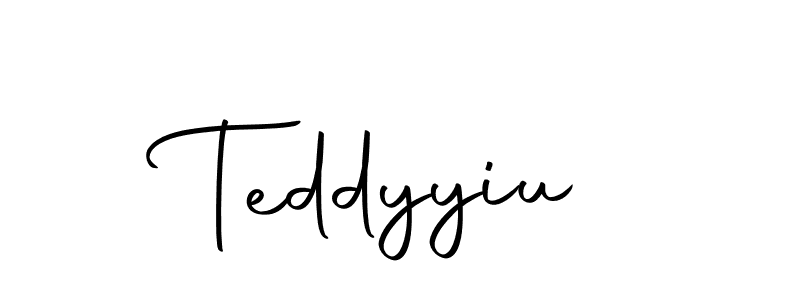 Similarly Autography-DOLnW is the best handwritten signature design. Signature creator online .You can use it as an online autograph creator for name Teddyyiu. Teddyyiu signature style 10 images and pictures png