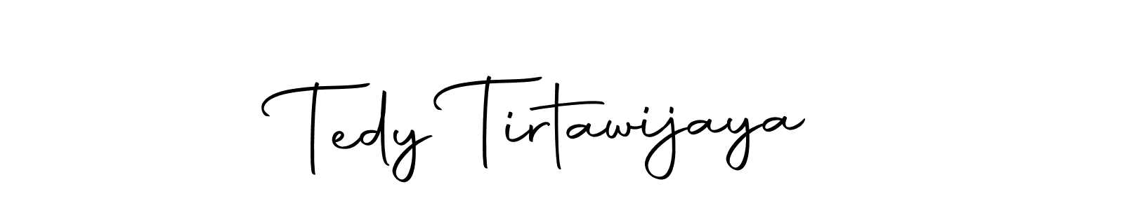 Design your own signature with our free online signature maker. With this signature software, you can create a handwritten (Autography-DOLnW) signature for name Tedy Tirtawijaya. Tedy Tirtawijaya signature style 10 images and pictures png