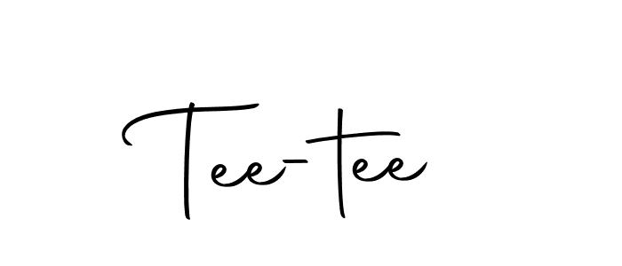 How to make Tee-tee name signature. Use Autography-DOLnW style for creating short signs online. This is the latest handwritten sign. Tee-tee signature style 10 images and pictures png