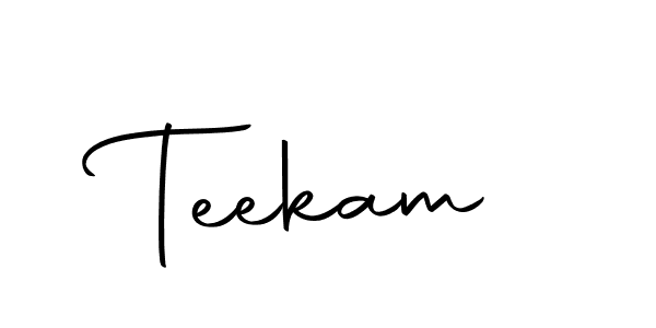 Make a short Teekam signature style. Manage your documents anywhere anytime using Autography-DOLnW. Create and add eSignatures, submit forms, share and send files easily. Teekam signature style 10 images and pictures png