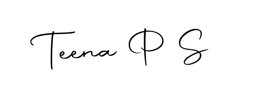 Here are the top 10 professional signature styles for the name Teena P S. These are the best autograph styles you can use for your name. Teena P S signature style 10 images and pictures png