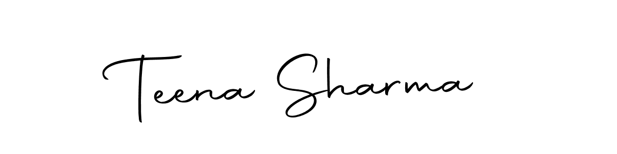 Make a beautiful signature design for name Teena Sharma. Use this online signature maker to create a handwritten signature for free. Teena Sharma signature style 10 images and pictures png