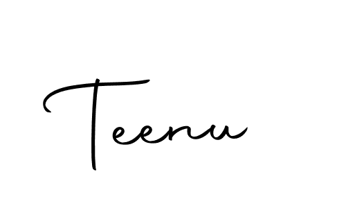 Create a beautiful signature design for name Teenu. With this signature (Autography-DOLnW) fonts, you can make a handwritten signature for free. Teenu signature style 10 images and pictures png