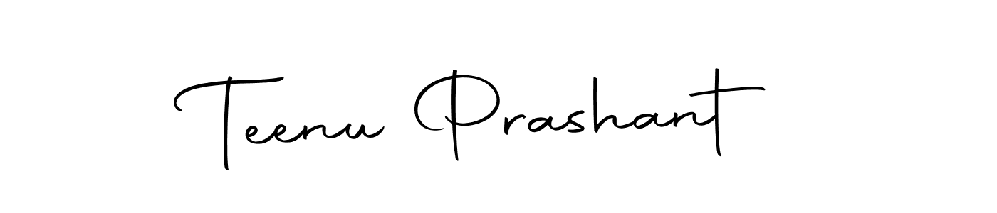 Design your own signature with our free online signature maker. With this signature software, you can create a handwritten (Autography-DOLnW) signature for name Teenu Prashant. Teenu Prashant signature style 10 images and pictures png