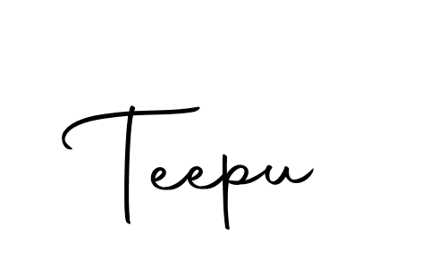Teepu stylish signature style. Best Handwritten Sign (Autography-DOLnW) for my name. Handwritten Signature Collection Ideas for my name Teepu. Teepu signature style 10 images and pictures png