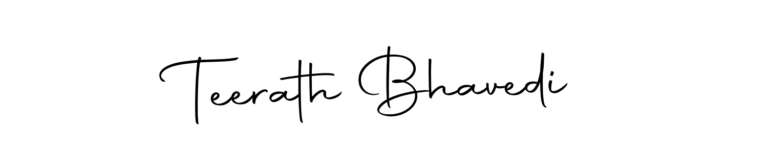 It looks lik you need a new signature style for name Teerath Bhavedi. Design unique handwritten (Autography-DOLnW) signature with our free signature maker in just a few clicks. Teerath Bhavedi signature style 10 images and pictures png