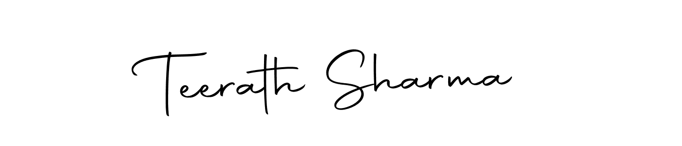 Similarly Autography-DOLnW is the best handwritten signature design. Signature creator online .You can use it as an online autograph creator for name Teerath Sharma. Teerath Sharma signature style 10 images and pictures png
