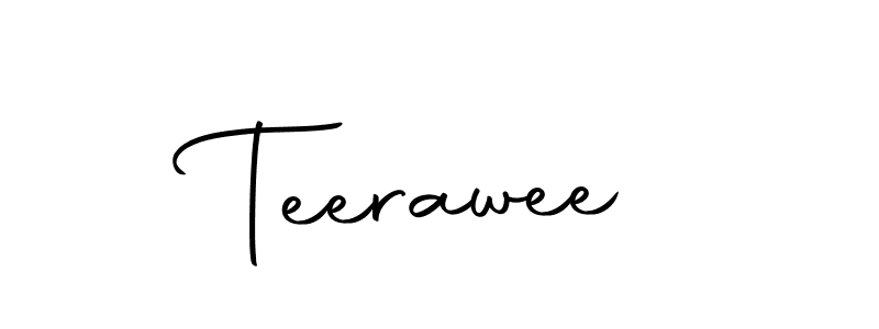 Also we have Teerawee name is the best signature style. Create professional handwritten signature collection using Autography-DOLnW autograph style. Teerawee signature style 10 images and pictures png