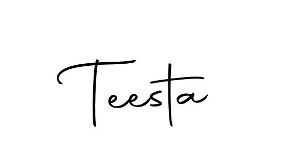 How to make Teesta signature? Autography-DOLnW is a professional autograph style. Create handwritten signature for Teesta name. Teesta signature style 10 images and pictures png
