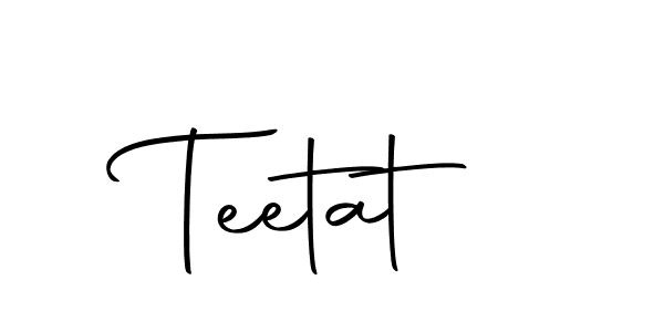 You should practise on your own different ways (Autography-DOLnW) to write your name (Teetat) in signature. don't let someone else do it for you. Teetat signature style 10 images and pictures png