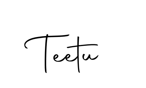 Teetu stylish signature style. Best Handwritten Sign (Autography-DOLnW) for my name. Handwritten Signature Collection Ideas for my name Teetu. Teetu signature style 10 images and pictures png