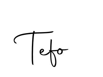 Make a beautiful signature design for name Tefo. Use this online signature maker to create a handwritten signature for free. Tefo signature style 10 images and pictures png