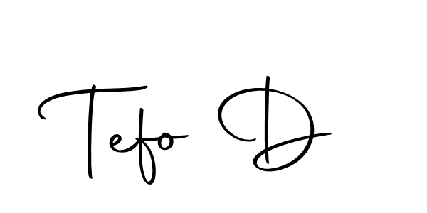 Tefo D stylish signature style. Best Handwritten Sign (Autography-DOLnW) for my name. Handwritten Signature Collection Ideas for my name Tefo D. Tefo D signature style 10 images and pictures png