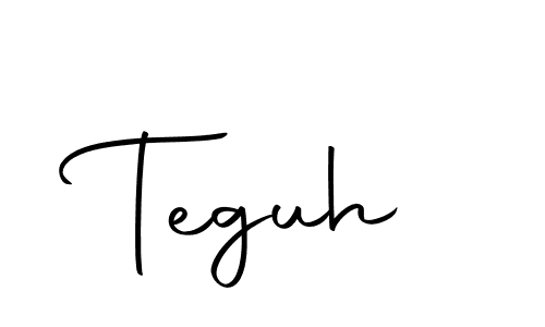 How to make Teguh signature? Autography-DOLnW is a professional autograph style. Create handwritten signature for Teguh name. Teguh signature style 10 images and pictures png