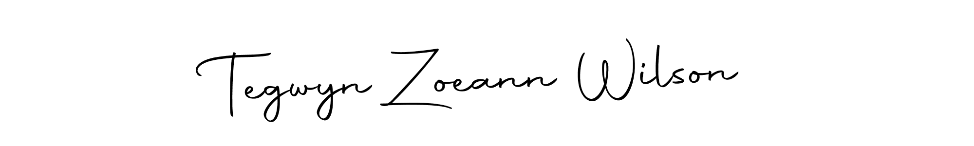 Autography-DOLnW is a professional signature style that is perfect for those who want to add a touch of class to their signature. It is also a great choice for those who want to make their signature more unique. Get Tegwyn Zoeann Wilson name to fancy signature for free. Tegwyn Zoeann Wilson signature style 10 images and pictures png