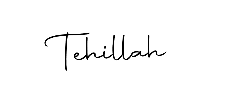 Design your own signature with our free online signature maker. With this signature software, you can create a handwritten (Autography-DOLnW) signature for name Tehillah. Tehillah signature style 10 images and pictures png