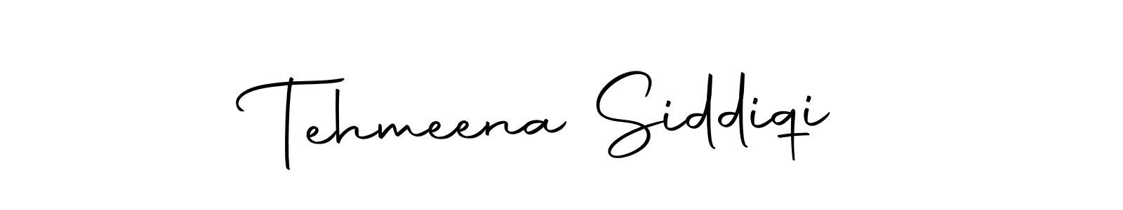 Autography-DOLnW is a professional signature style that is perfect for those who want to add a touch of class to their signature. It is also a great choice for those who want to make their signature more unique. Get Tehmeena Siddiqi name to fancy signature for free. Tehmeena Siddiqi signature style 10 images and pictures png