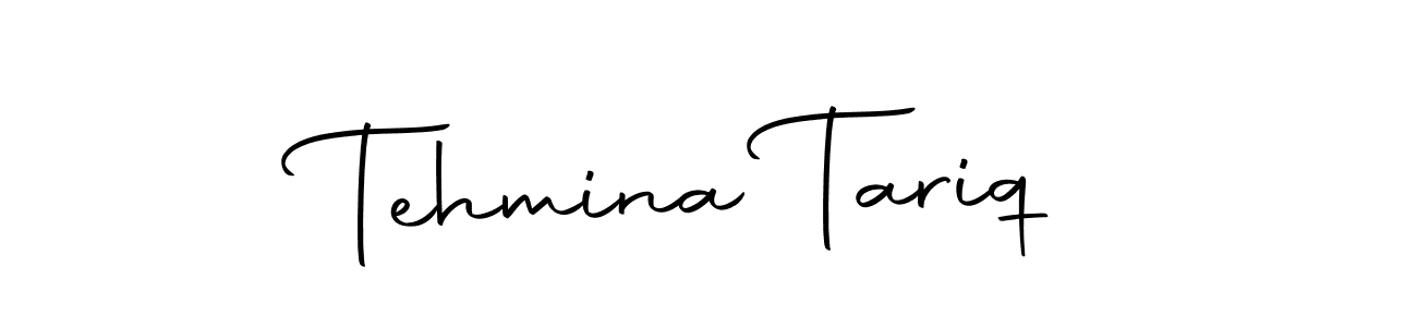 Create a beautiful signature design for name Tehmina Tariq. With this signature (Autography-DOLnW) fonts, you can make a handwritten signature for free. Tehmina Tariq signature style 10 images and pictures png