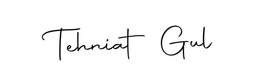 Create a beautiful signature design for name Tehniat Gul. With this signature (Autography-DOLnW) fonts, you can make a handwritten signature for free. Tehniat Gul signature style 10 images and pictures png