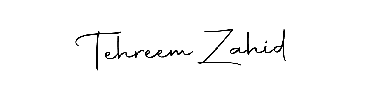 Tehreem Zahid stylish signature style. Best Handwritten Sign (Autography-DOLnW) for my name. Handwritten Signature Collection Ideas for my name Tehreem Zahid. Tehreem Zahid signature style 10 images and pictures png