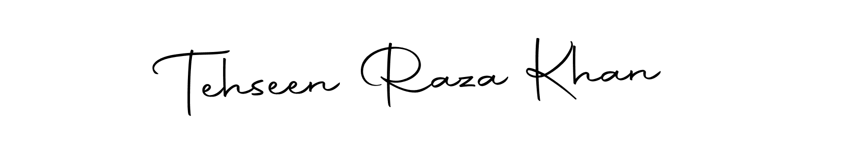 Make a beautiful signature design for name Tehseen Raza Khan. With this signature (Autography-DOLnW) style, you can create a handwritten signature for free. Tehseen Raza Khan signature style 10 images and pictures png