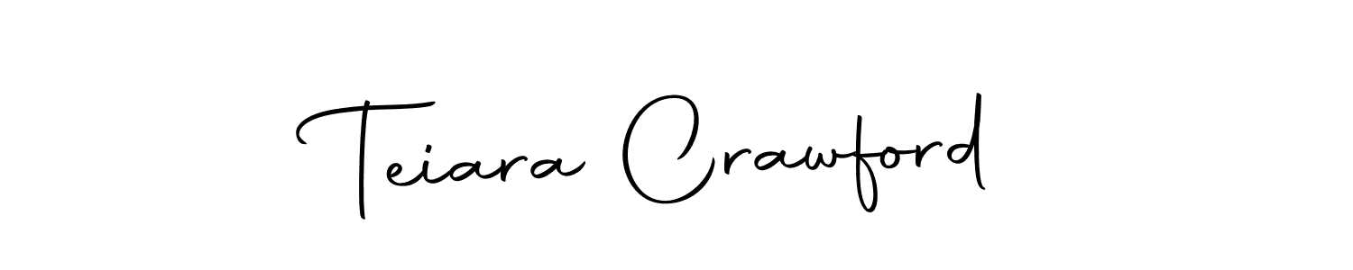 Use a signature maker to create a handwritten signature online. With this signature software, you can design (Autography-DOLnW) your own signature for name Teiara Crawford. Teiara Crawford signature style 10 images and pictures png