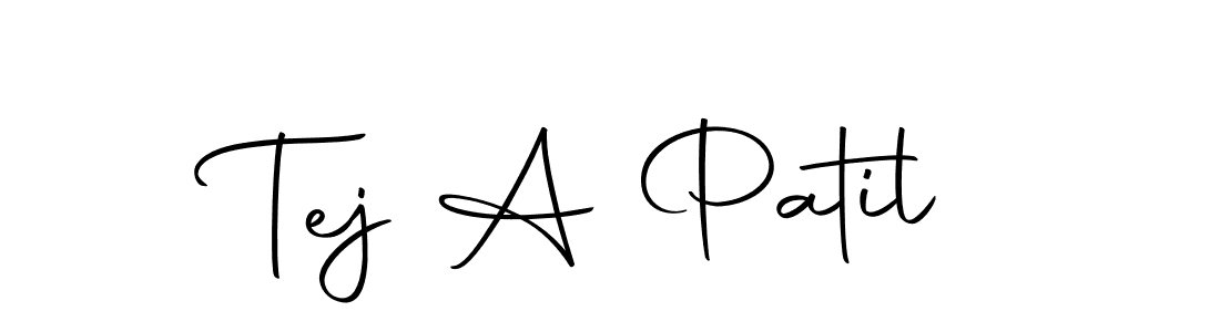 You should practise on your own different ways (Autography-DOLnW) to write your name (Tej A Patil) in signature. don't let someone else do it for you. Tej A Patil signature style 10 images and pictures png